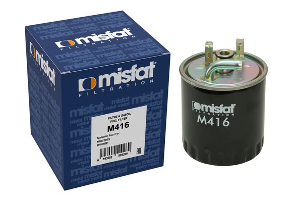 Filtre à carburant (Filtre à gasoil) MISFAT FILTRATION ref. M416